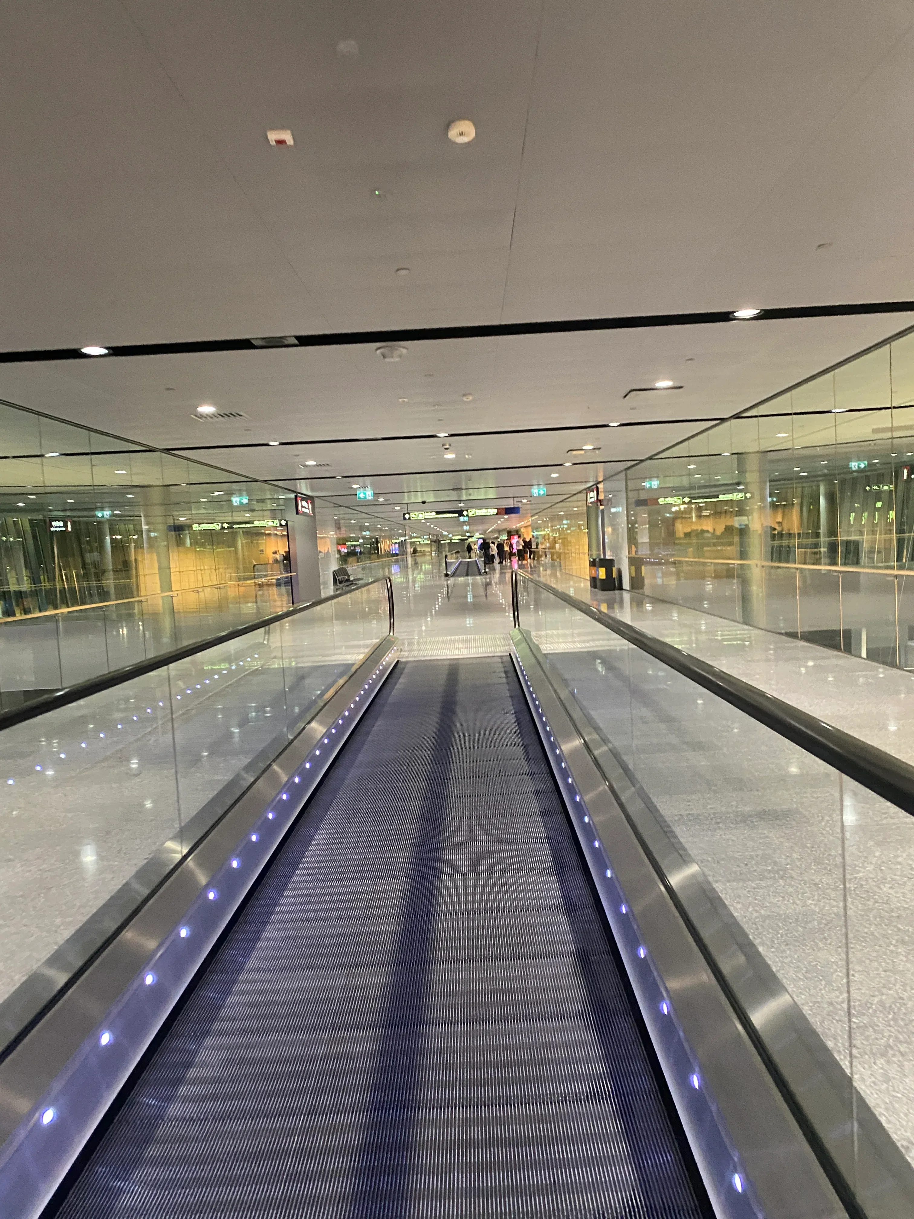 Corridor in Helsinki Airport