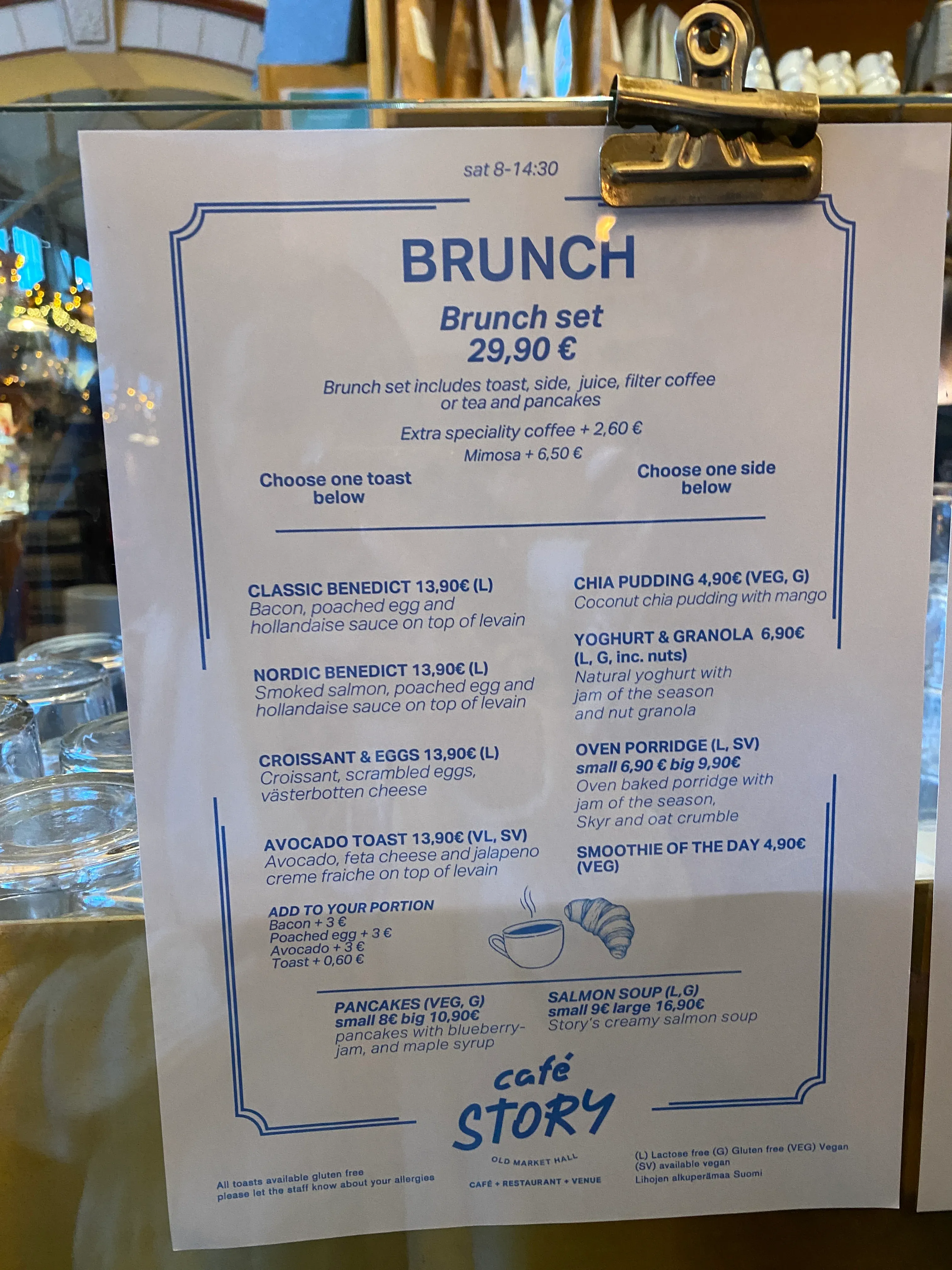 Helsinki Vanha Kauppahalli Cafe