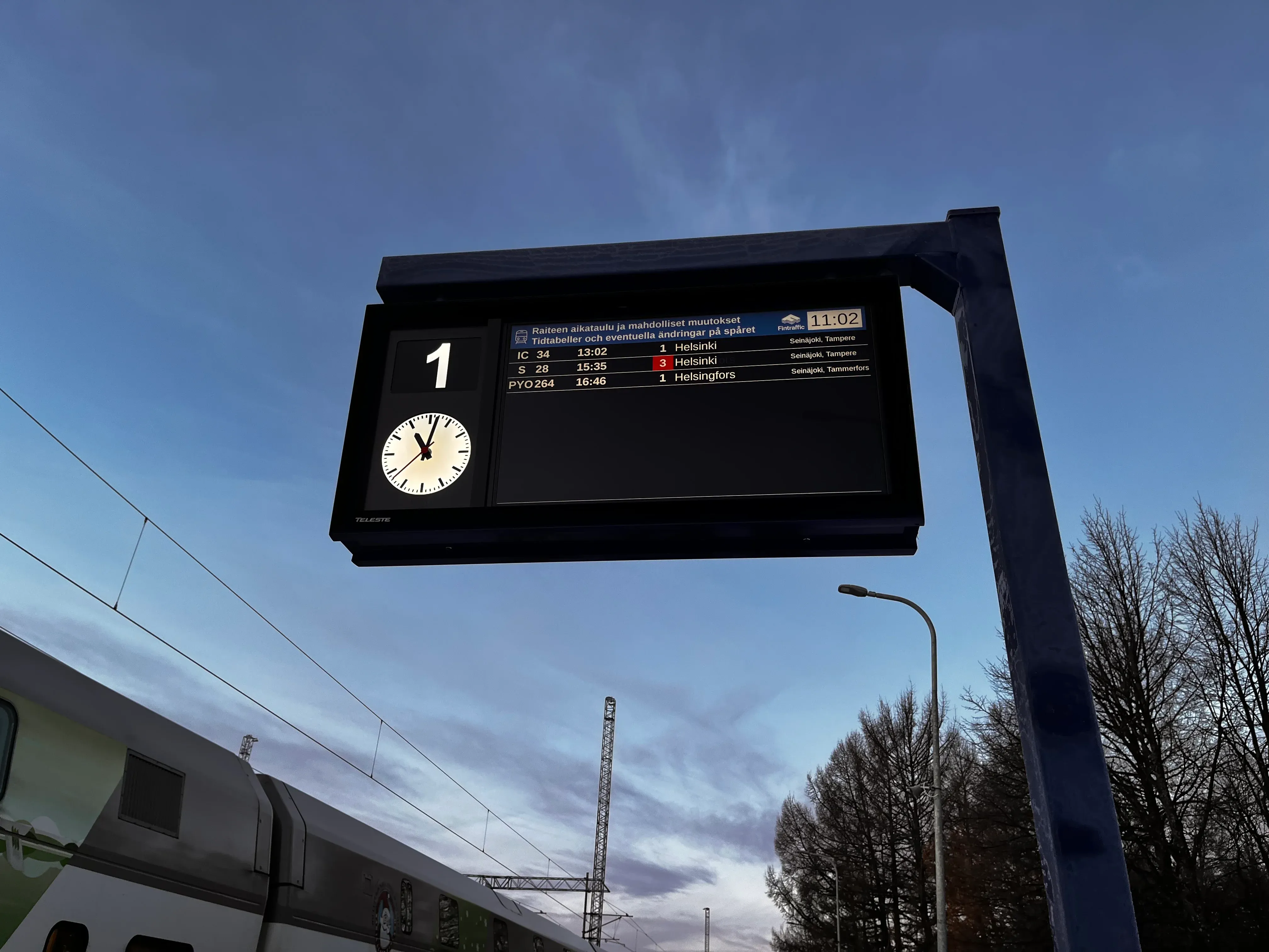 Santa Claus Express Clock