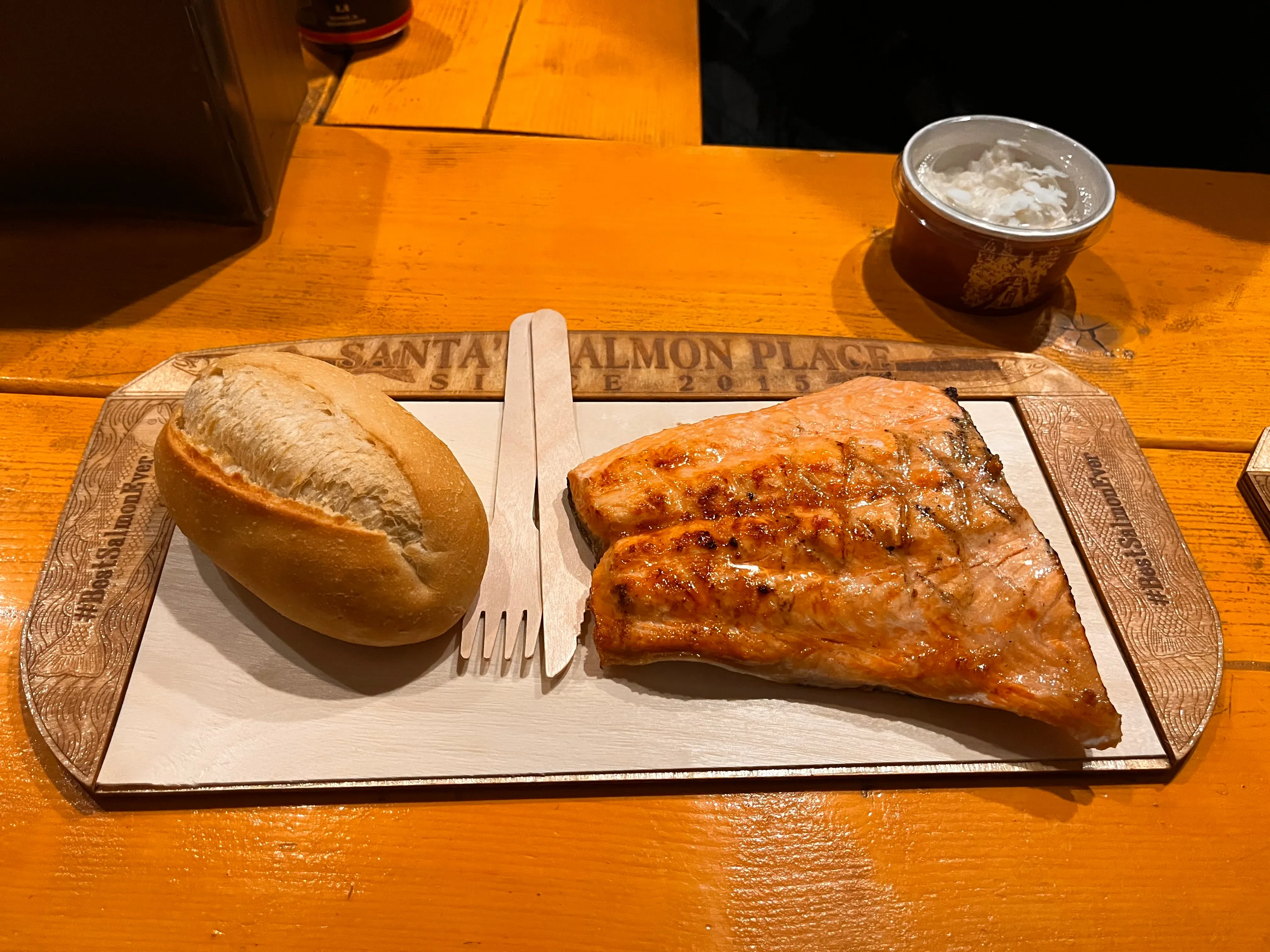 Santa’s Salmon Place Dinner